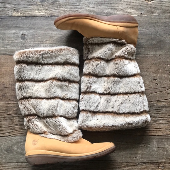 faux leather timberland boots